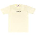 Футболки Supreme Classic Logo Tee 'Бледно-желтый' 1