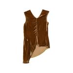 asymmetric velvet top 2