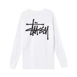Футболки Stussy Basic Long-Sleeve Tee 'White' 2