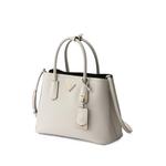 Double medium Saffiano leather bag 5