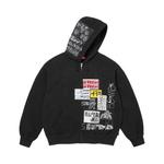 Худи Supreme 176 Zip Up Hooded Sweatshirt 'Black' 1