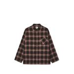 check-pattern button-up shirt jacket 1