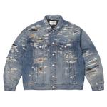 Джинсовые куртки Supreme x MM6 Maison Margiela Distressed Selvedge Denim Trucker Jacket 'Washed Indigo' 1