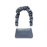 Grace Glazed Leather Shoulder Bag, синий KN040 3