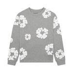 Свитшоты Denim Tears Long-Sleeve Wreath Tee 'Grey' 1
