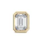 Серьги-гвоздики из желтого золота с бриллиантами 2