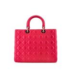 Lady Dior Bag Cannage Quilt Lambskin Large tote bag 2