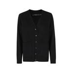 V-neck patch-pocket cardigan 1
