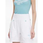 elasticated-waistband knitted mini shorts 2
