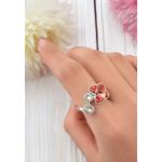 Кольцо Spring Butterfly с кристаллами SWAROVSKI® 3