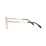 Очки Alexander McQueen Cat Eye-Frame Metal Optical Frames 'Gold Transparent' 3