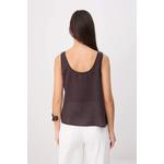 Коричневая блуза Stone Twoss26Bz00859 4