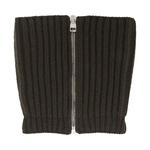 Шарфы Alexander McQueen Wool And Cashmere Zip Scarf 'Хаки' 1
