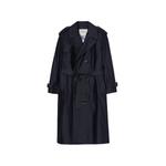 long silk Hoxton trench coat 1