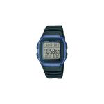 Мужские цифровые часы W-96H-2AV с черным смоляным ремешком 1