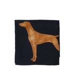 dog-print silk scarf 1