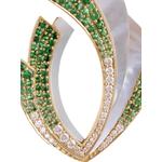 Золотые серьги Mogra Light Blossom с бриллиантами 2