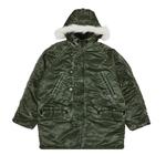 Парки Supreme Washed Flight Satin N-3B Parka «Оливковый» 1