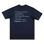 Футболки Supreme Stay Positive Tee 'Navy' 2