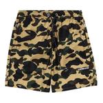 BAPE 1st Camo Beach Shorts 'Желтый' 1