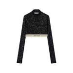 Топ Essential L/S с пайетками и логотипом 1