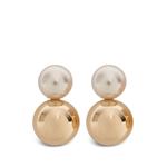 faux-pearl clip-on earrings 1