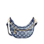 Сумка-хобо Loop Monogram Jacquard Denim 1