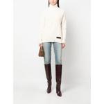 distressed roll-neck jumper 2