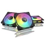 ASUS TUF Gaming TR120 ARGB REVERSE 120mm обратный вентилятор - Black (Triple Pack) 1