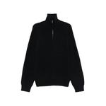 half-zip waffle-knit sweater 1