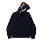 Зип-худи BAPE Shark Full Zip Hoodie 'Navy' 1