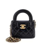 Стеганая сумка через плечо Kelly Top Handle Shopping Bag 1