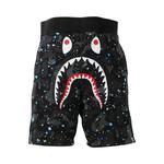 Шорты BAPE Space Camo Shark Sweat Shorts «Черный» 1