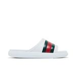 Слайды Gucci Web Slide Sandal 'White Green Red' 1
