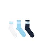 3-Stripes ribbed socks (set of three) 1