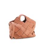 Woven Basket Bag Leather Small tote bag 4