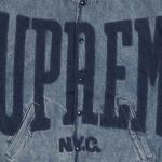 Джинсовые куртки Supreme Washed Knockout Denim Varsity Jacket 'Washed Blue' 3