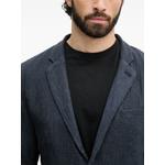 herringbone notched-lapel blazer 4