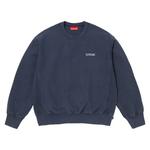 Свитшоты Supreme Washed Crewneck 'Navy' 1