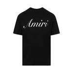 Футболки Amiri Script Logo Tee 'Black' 3