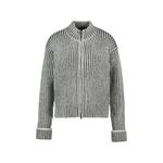 Sapa ribbed-knit zip-up cardigan 1