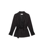 damask-jacquard wrap blazer 1