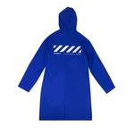 Пальто Off-White Diag Raincoat 'Синий' 2