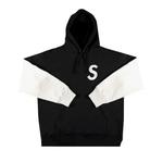 Худи Supreme S Logo Split Hooded Sweatshirt 'Black' 1