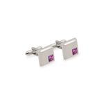 Palmira Chrome Pink Diamonte запонка 1