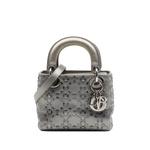 Сумка-сэтчел Mini Satin Cannage Strass Crystal Embellished Lady Dior (2016 год) 1