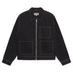 Верхняя одежда Stussy Zip Work Jacket 'Washed Black' 1