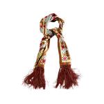 Cowboy Comic graphic-print fringed scarf 1