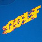 Футболка Tops GOLF WANG Inferno Logo 'Синий' 3