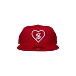 Кепка Supreme Heart New Era 'Красный' 1